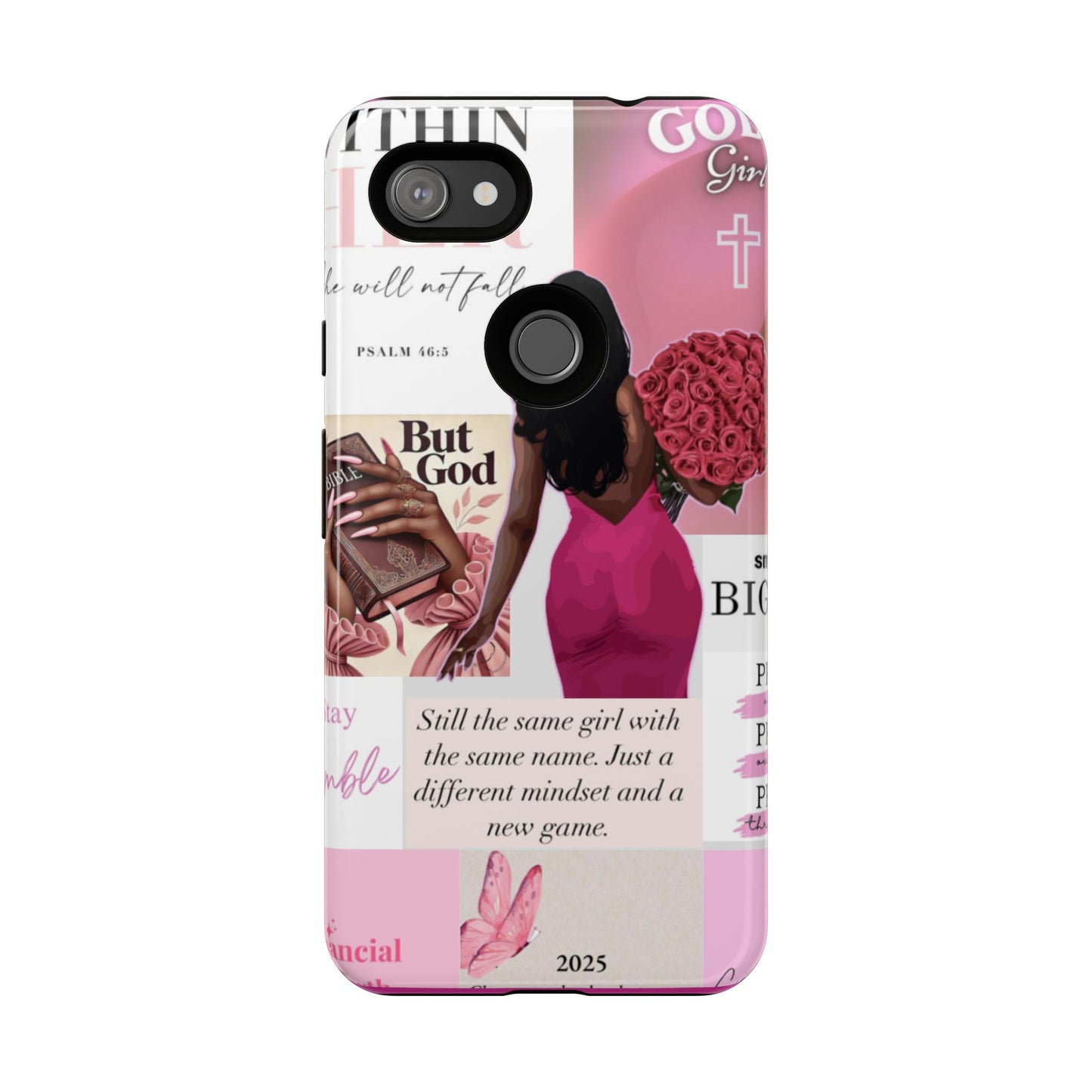 Same girl new game glow up with God phone case