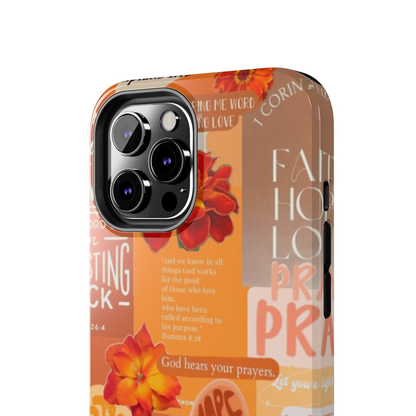 God is in control phone case, bright, bold and prayer filled