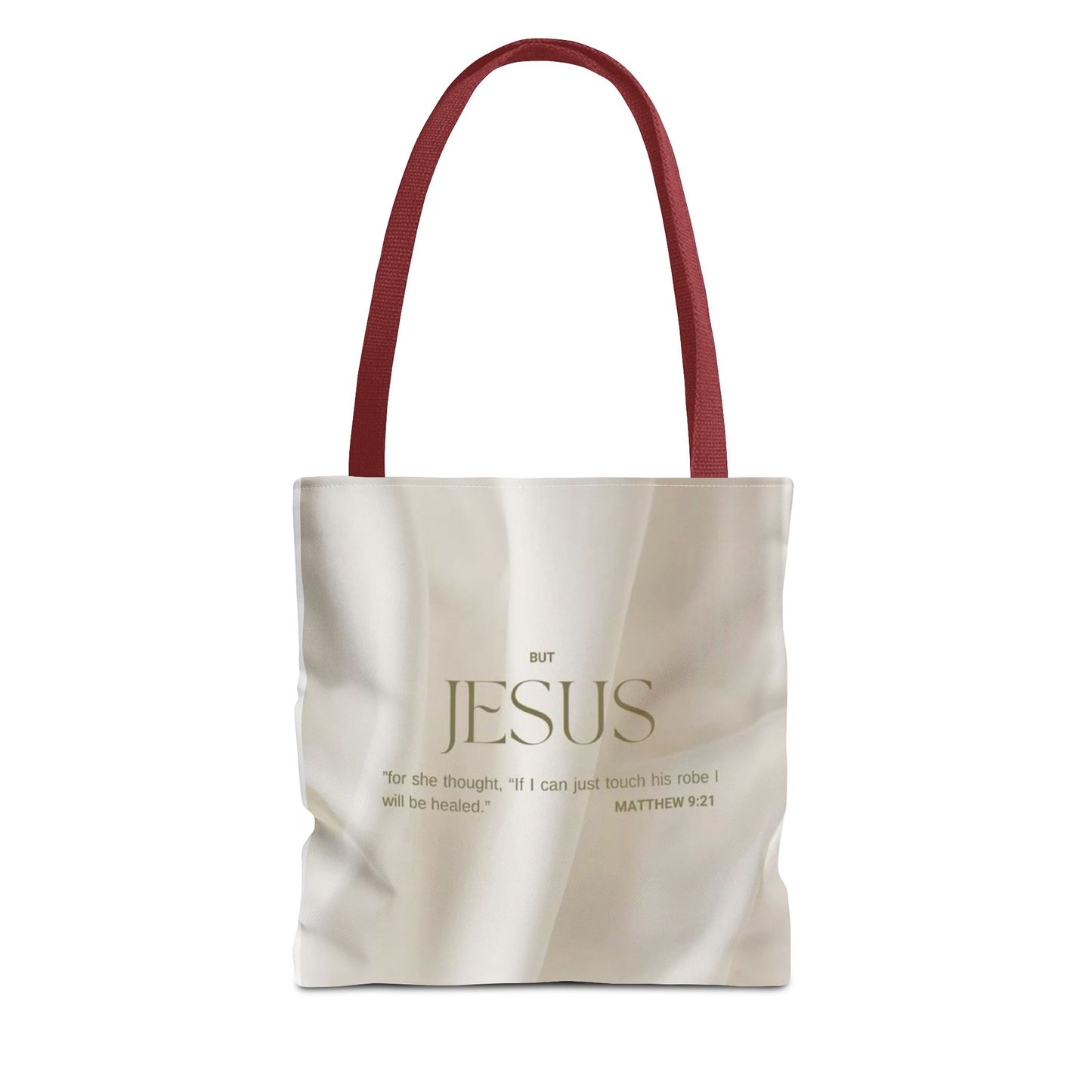 But Jesus healing scripture Tote Bag