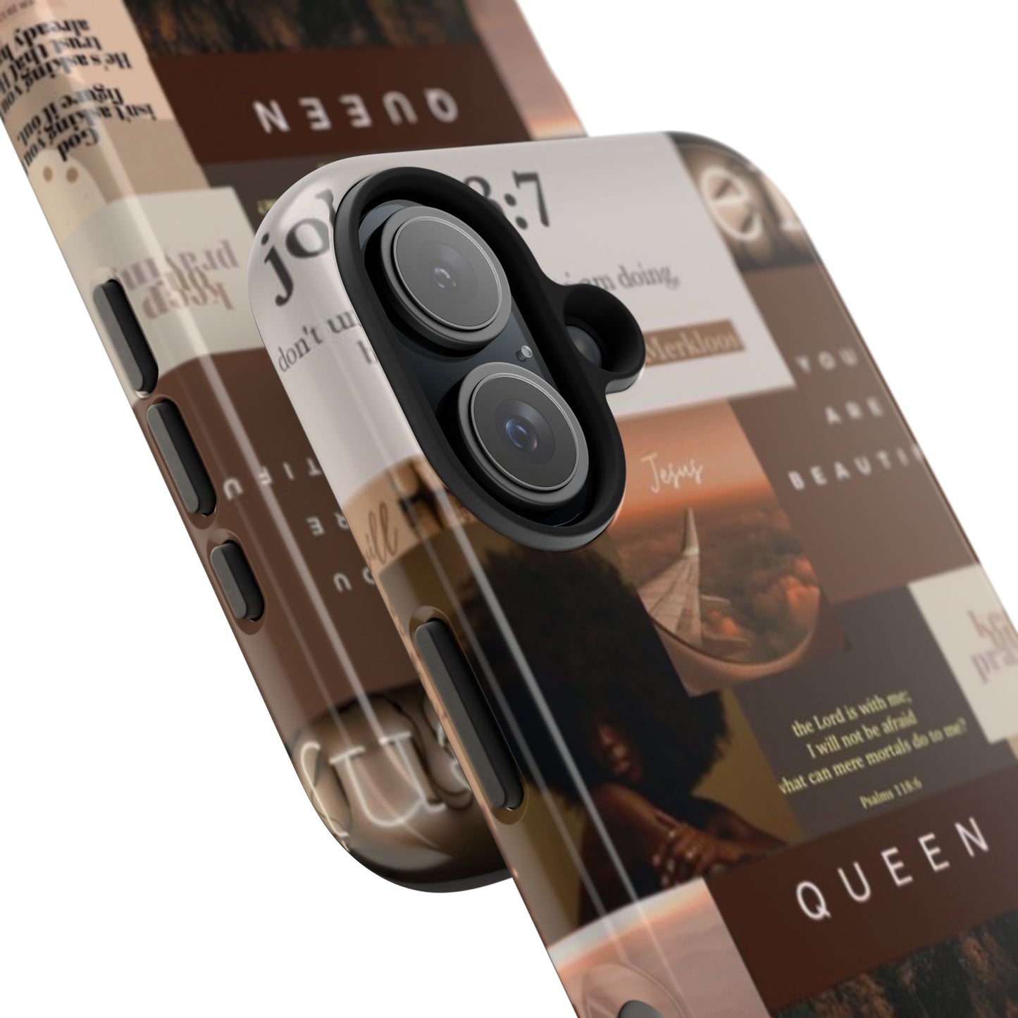 Jesus is King phone case identity, trust and power and every hold