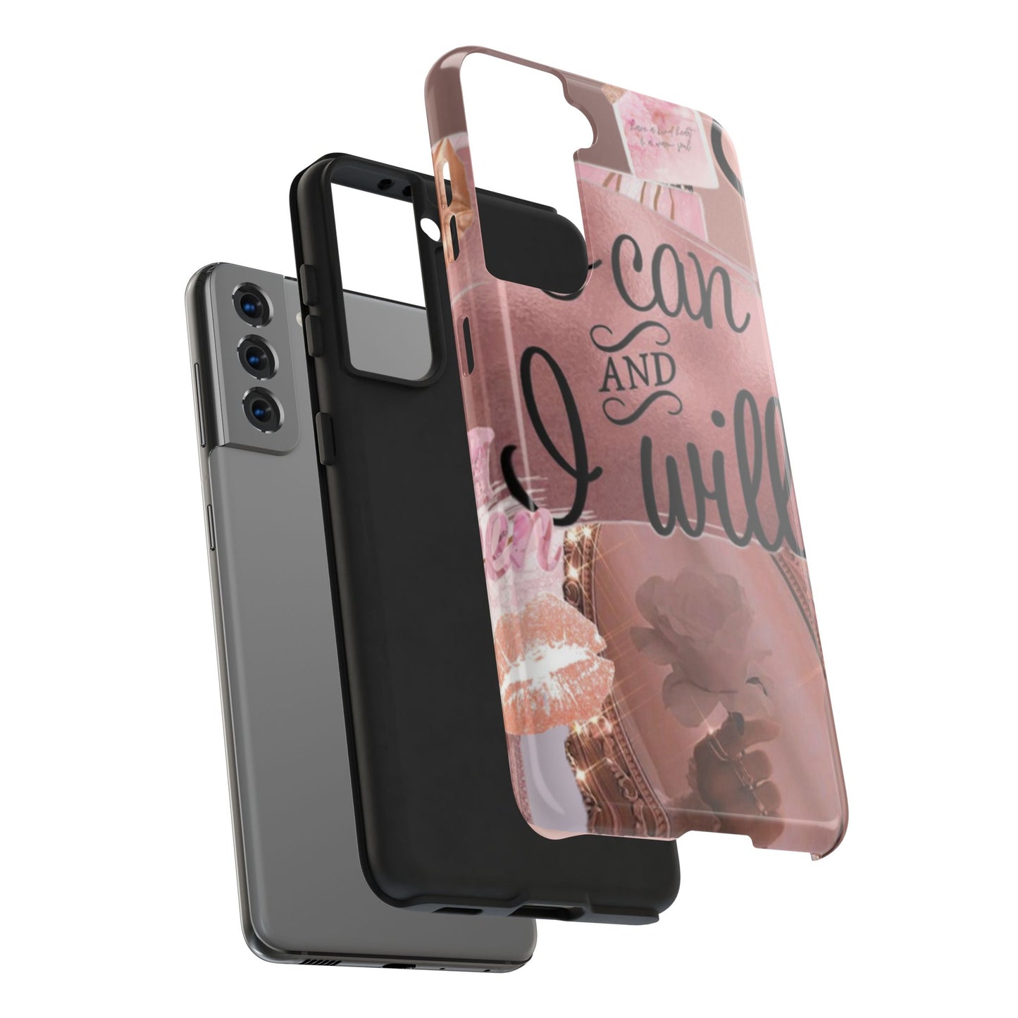 I can and I will  phone case faith, focus, and fierceness