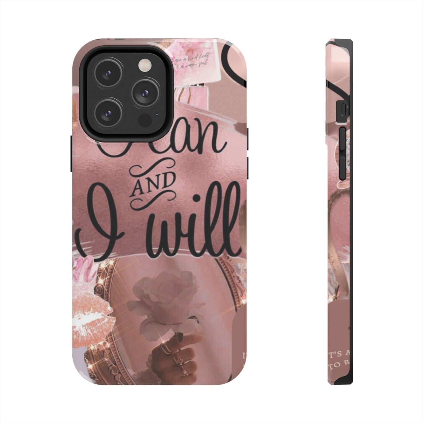 I can and I will  phone case faith, focus, and fierceness
