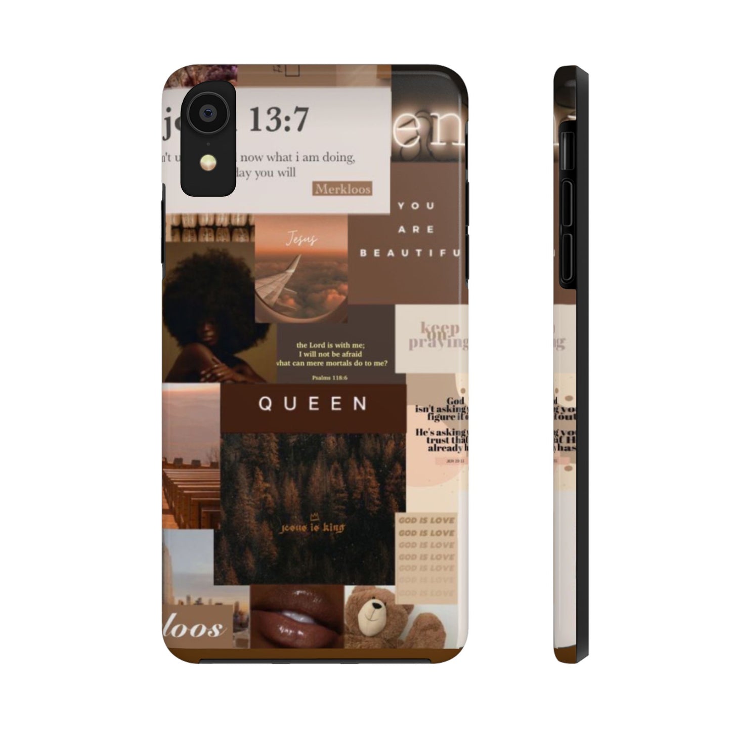 Jesus is King phone case identity, trust and power and every hold