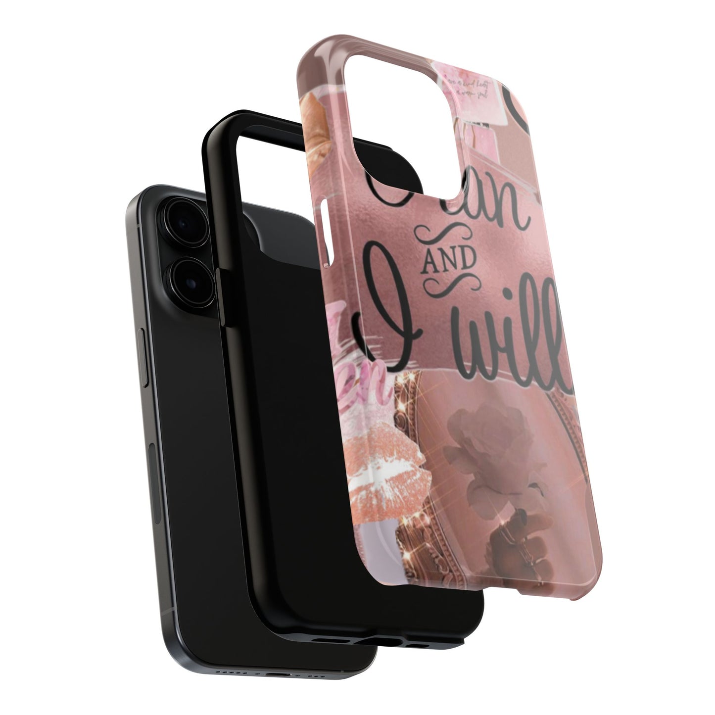 I can and I will  phone case faith, focus, and fierceness