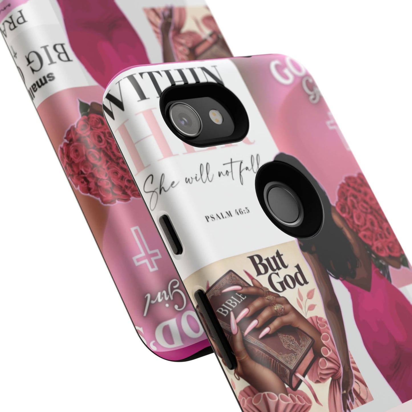 Same girl new game glow up with God phone case