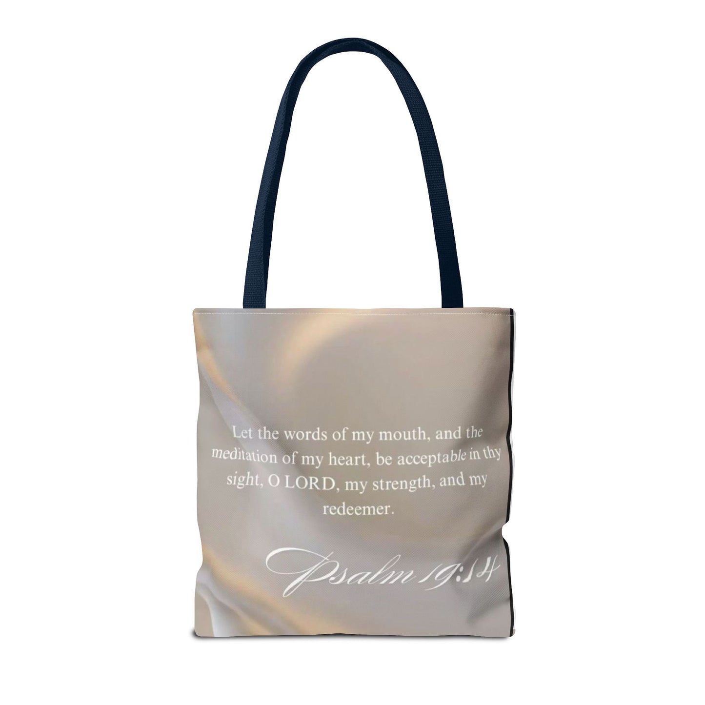 Meditation of my heart scripture Tote Bag psalm 19:14