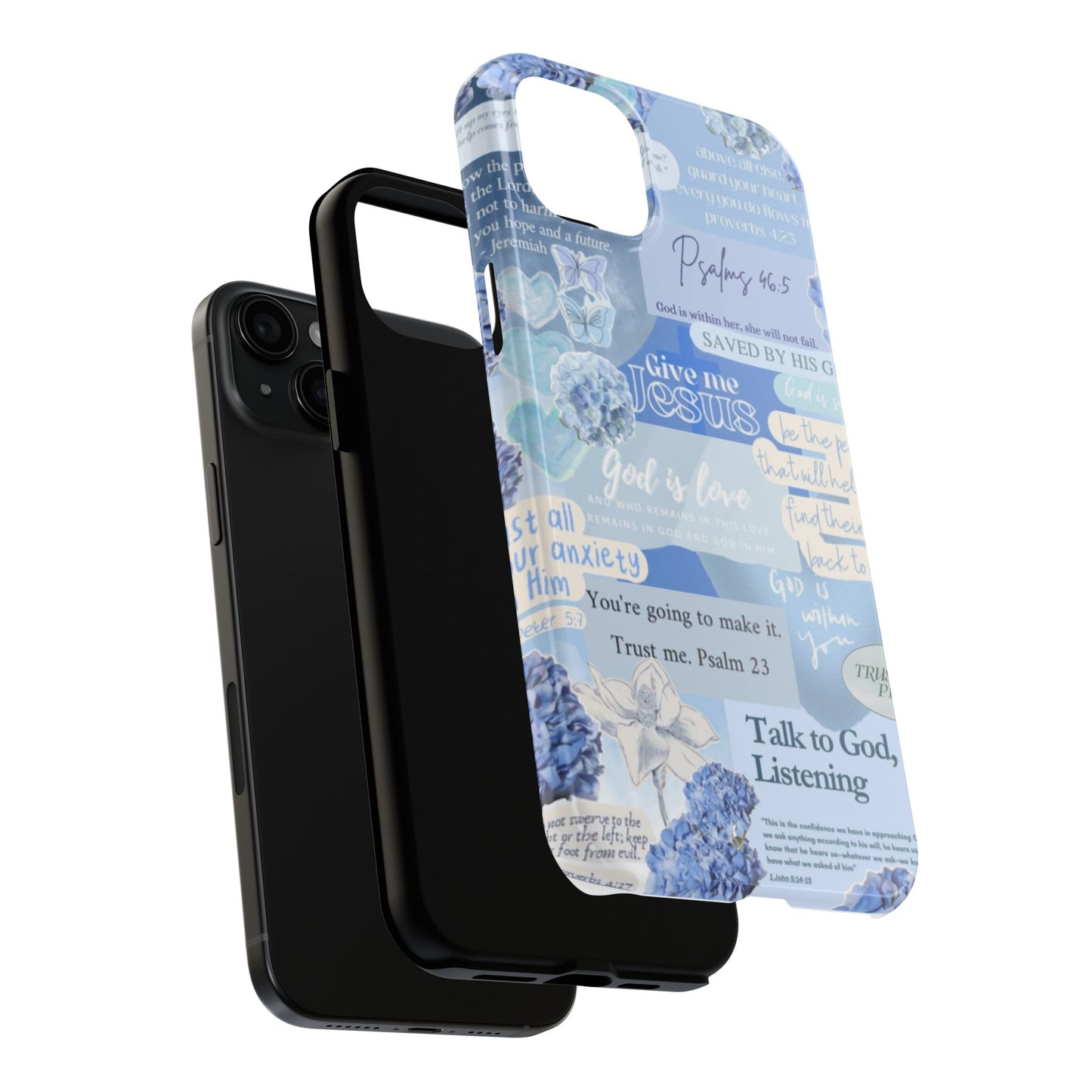 Talk to God he’s listening phone cases