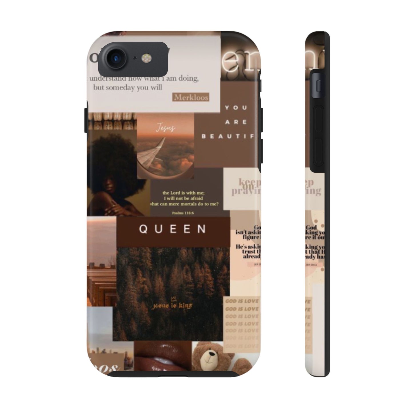 Jesus is King phone case identity, trust and power and every hold
