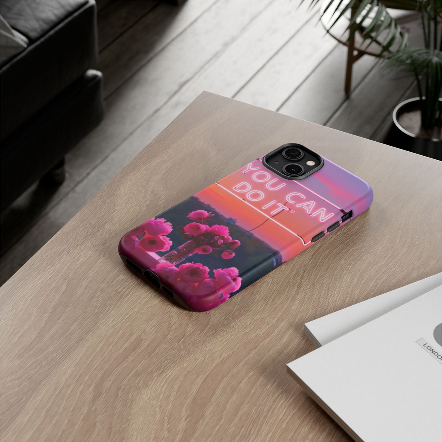 You can do it phone case bold words, soft strength