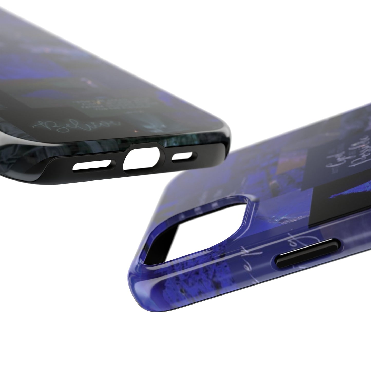 Deep blue faith, phone case with God, all things are possible