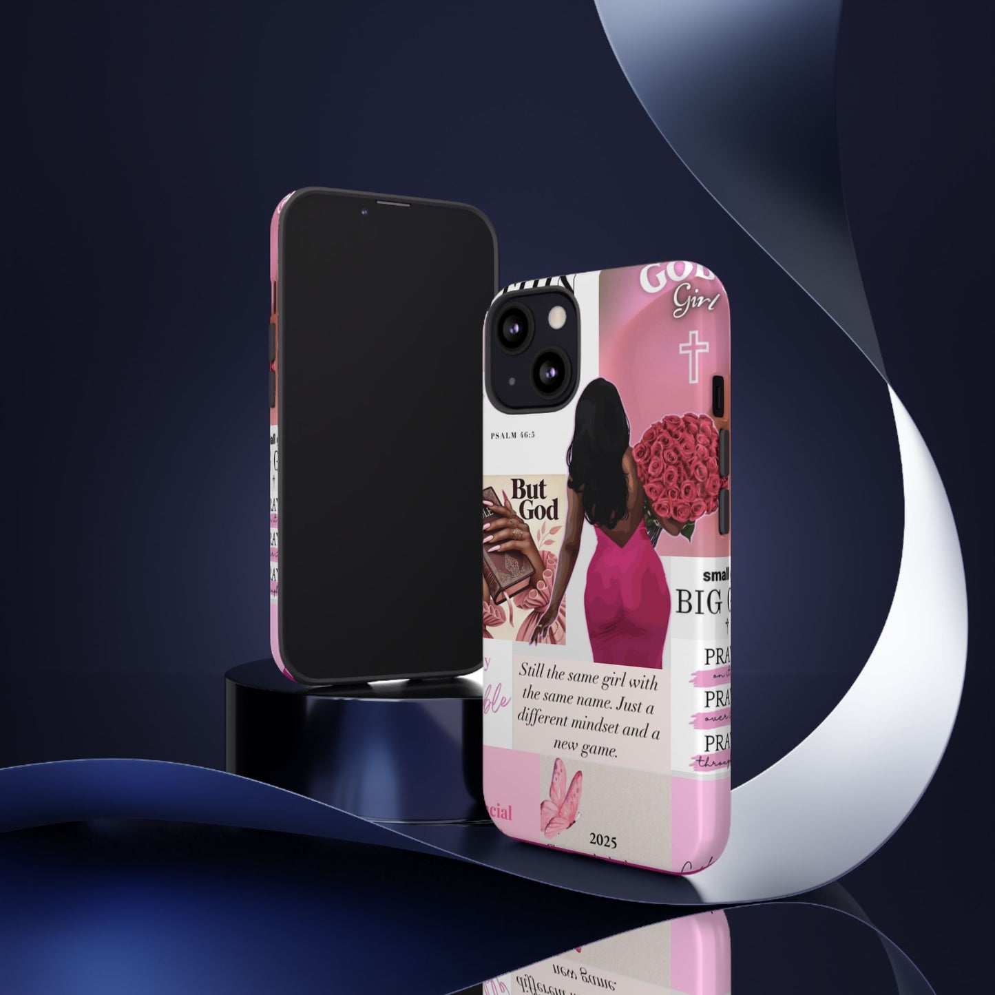 Same girl new game glow up with God phone case