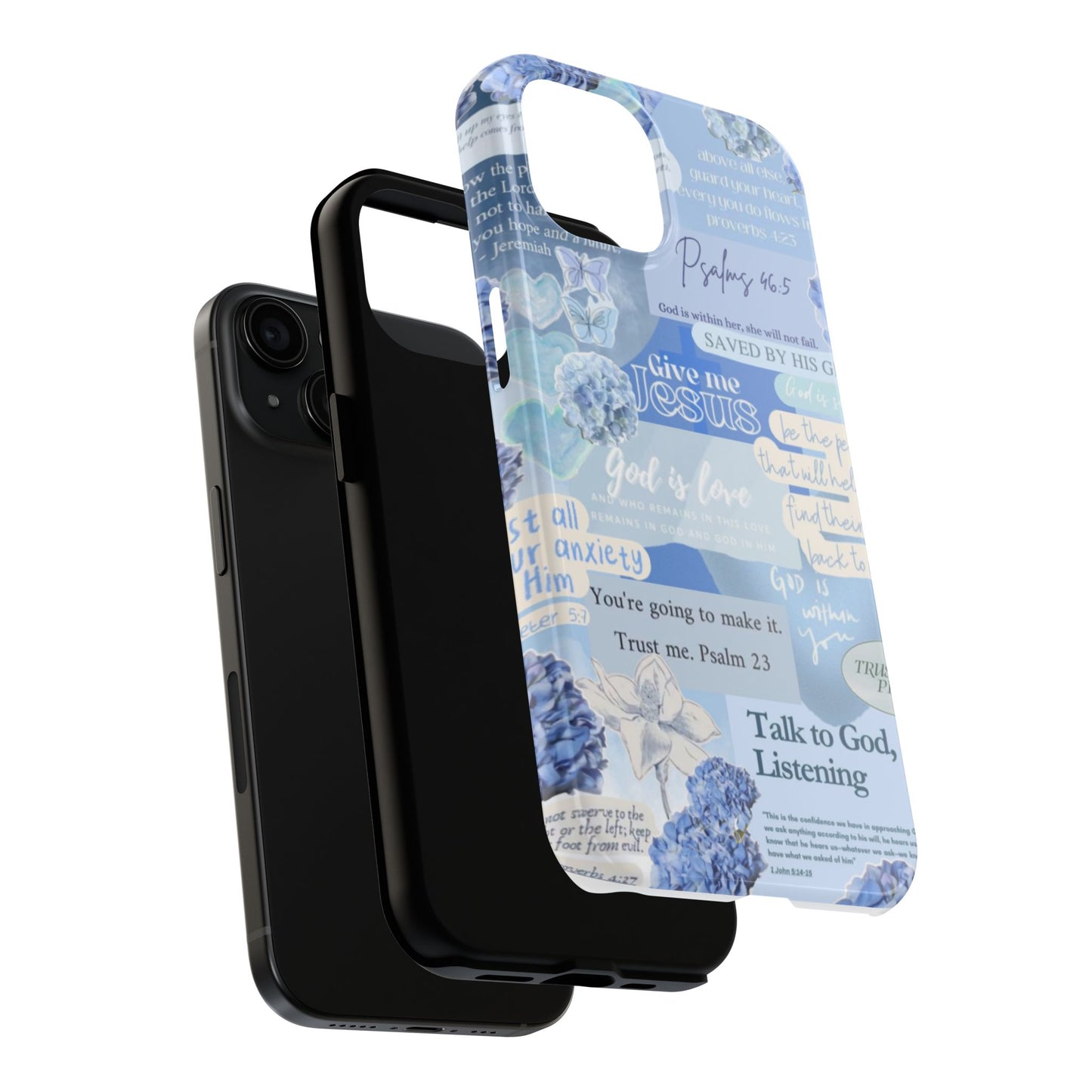 Talk to God he’s listening phone cases