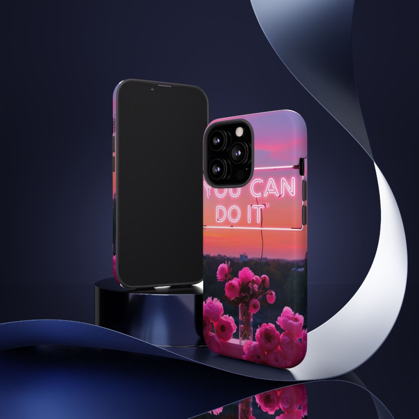 You can do it phone case bold words, soft strength