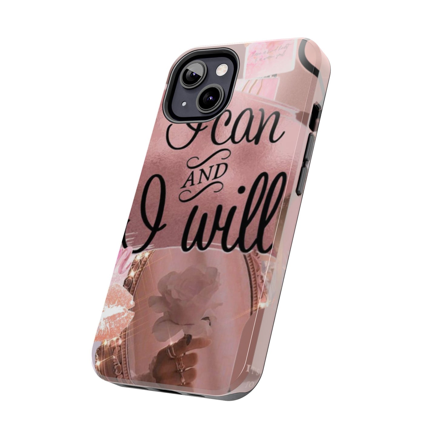 I can and I will  phone case faith, focus, and fierceness