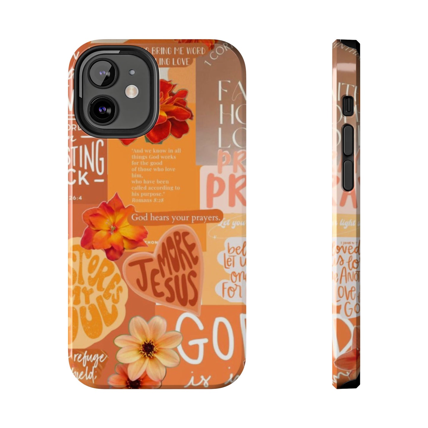 God is in control phone case, bright, bold and prayer filled