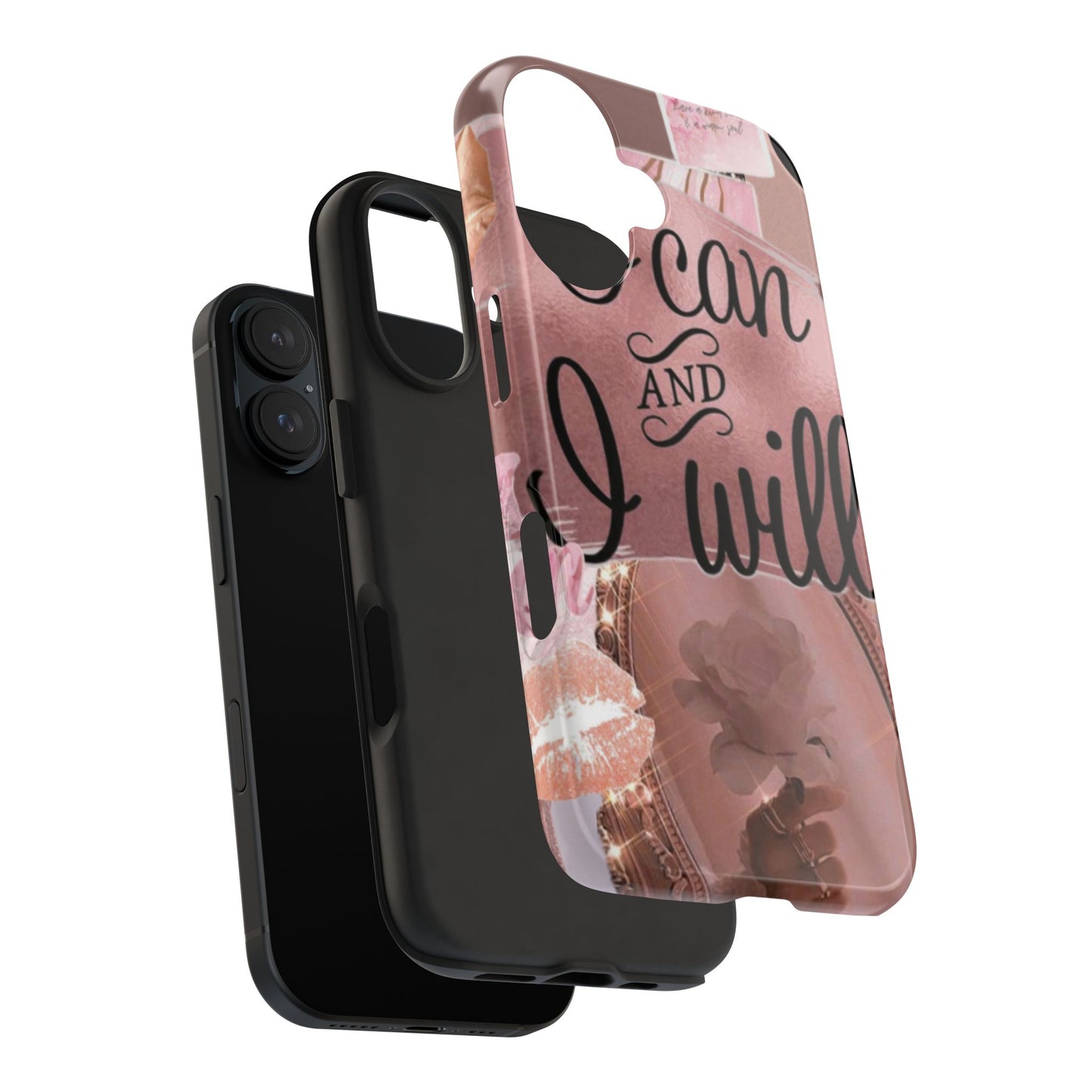 I can and I will  phone case faith, focus, and fierceness