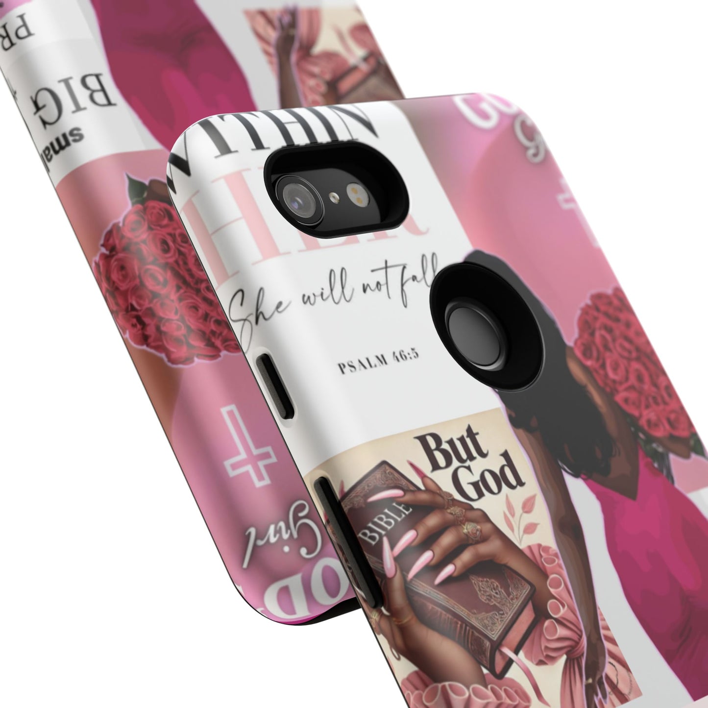 Same girl new game glow up with God phone case