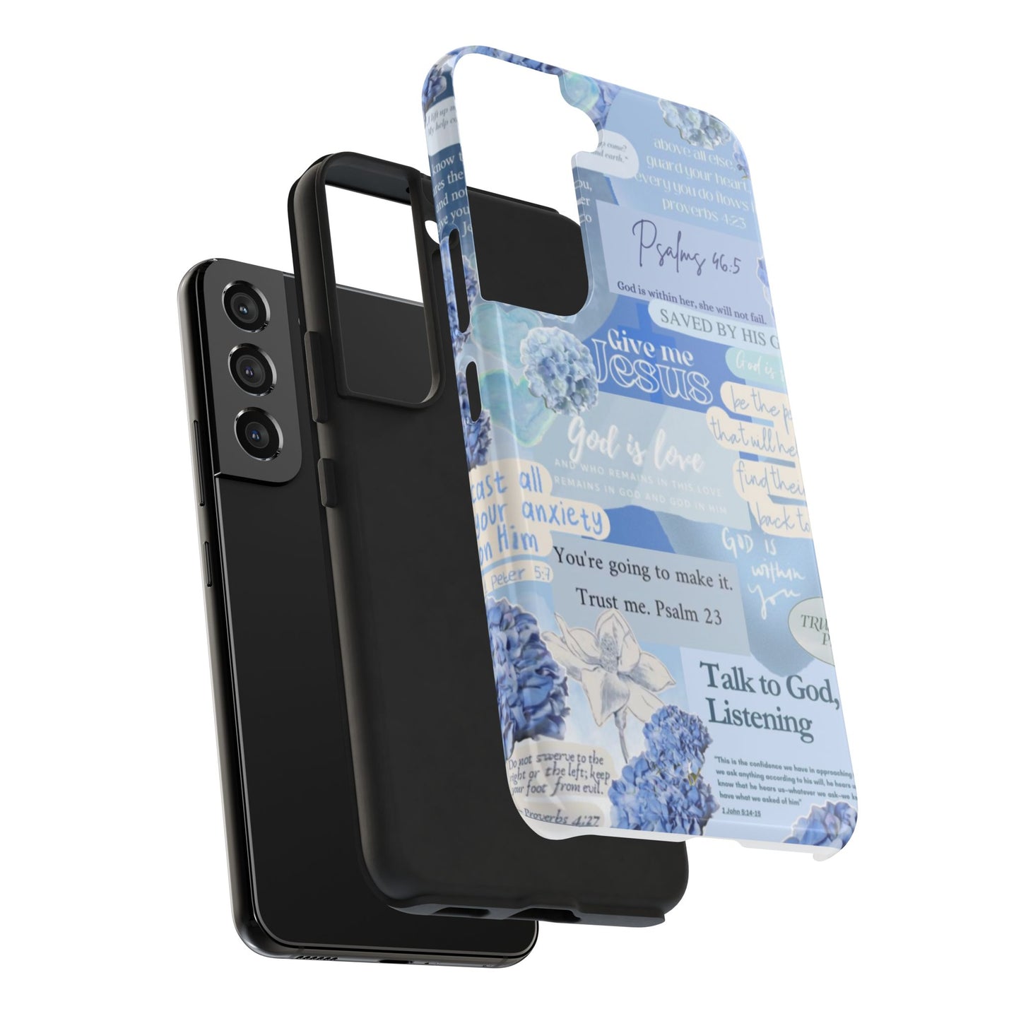 Talk to God he’s listening phone cases