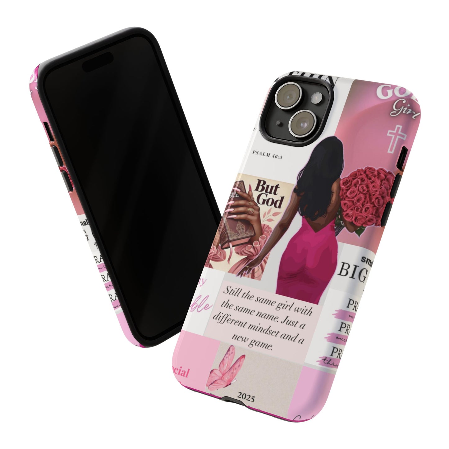 Same girl new game glow up with God phone case