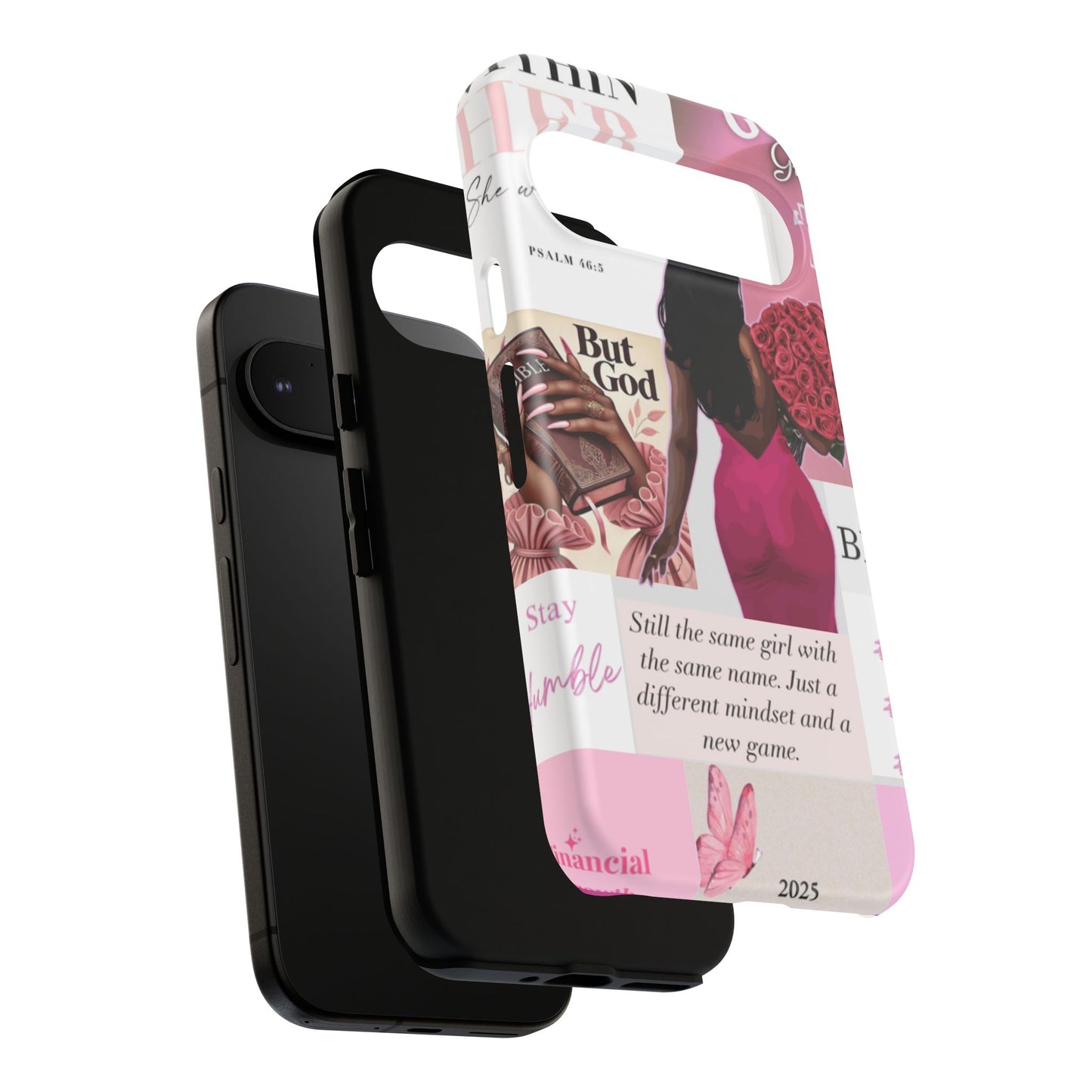 Same girl new game glow up with God phone case
