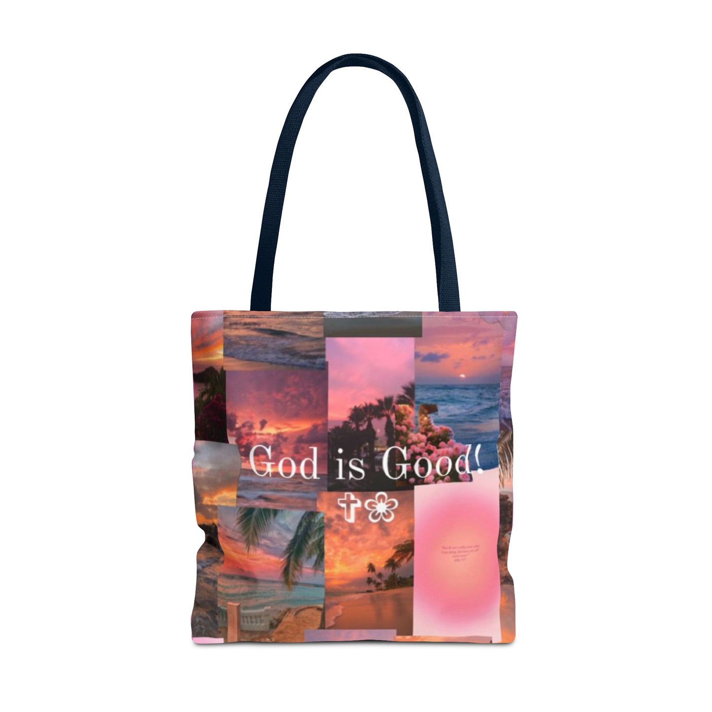 God is good tote peaceful praise and sunset faith