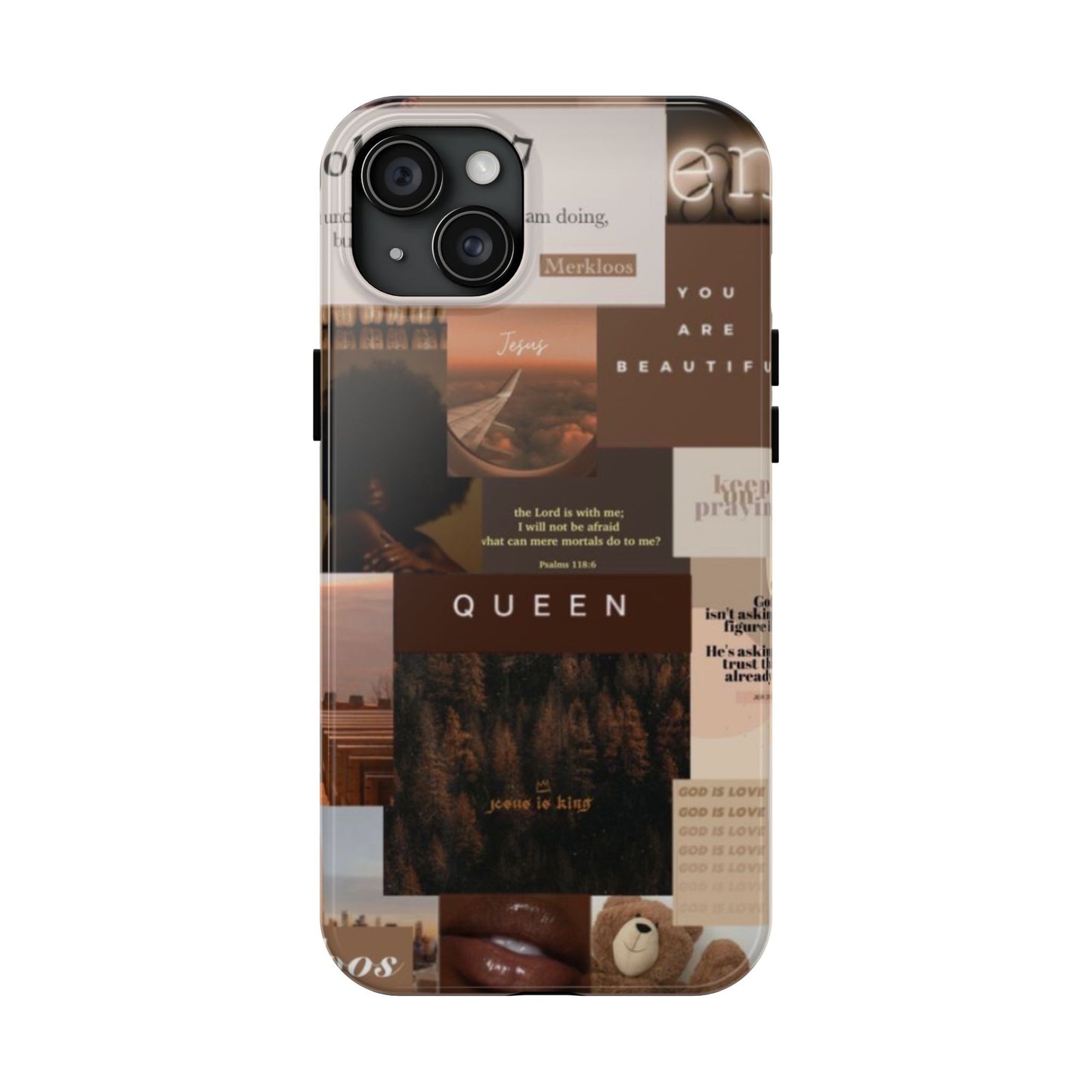 Jesus is King phone case identity, trust and power and every hold
