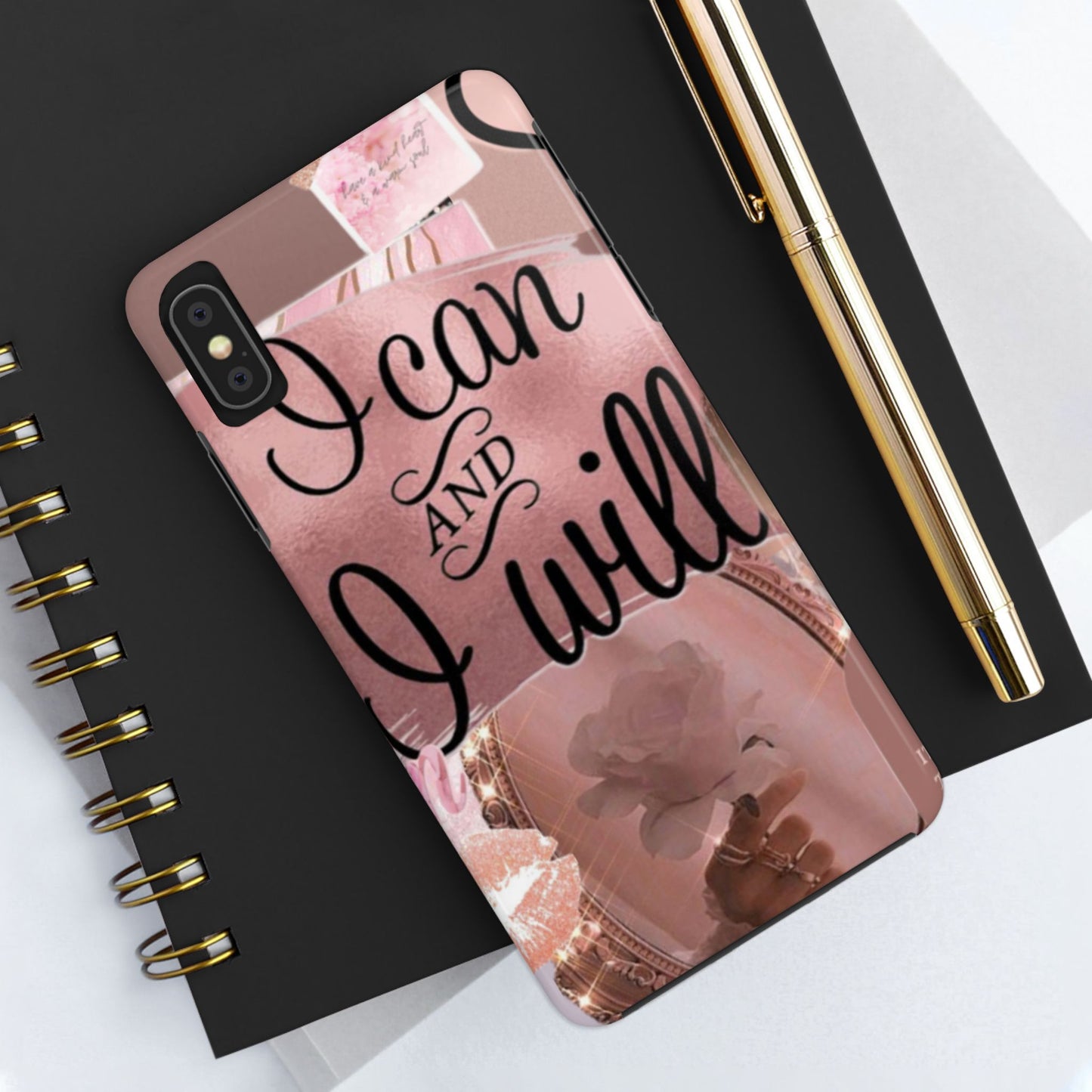 I can and I will  phone case faith, focus, and fierceness