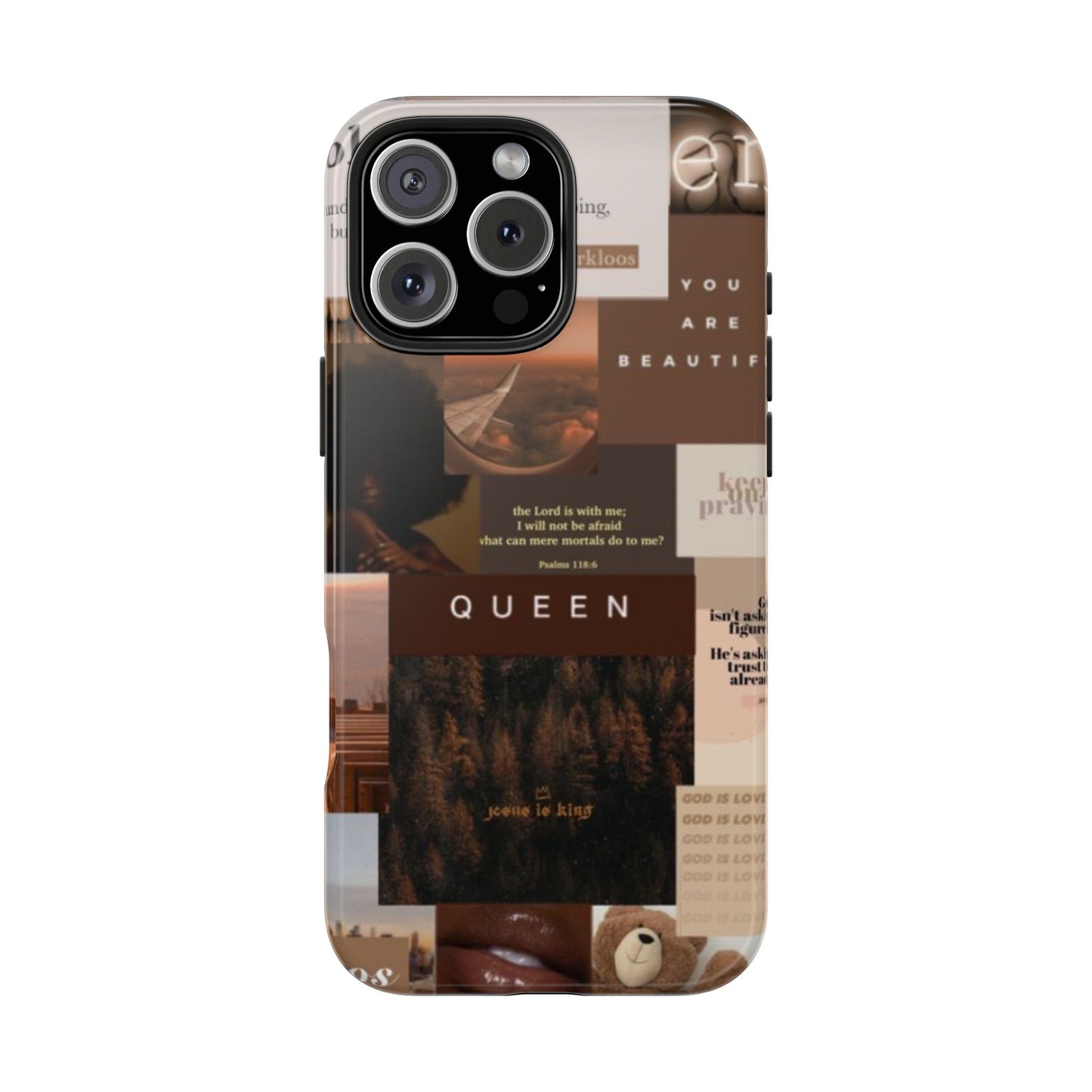 Jesus is King phone case identity, trust and power and every hold