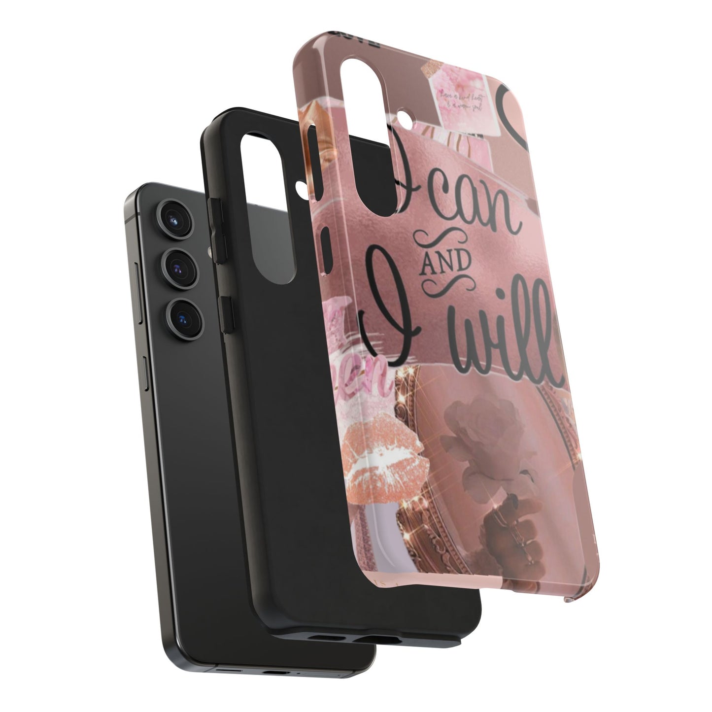 I can and I will  phone case faith, focus, and fierceness