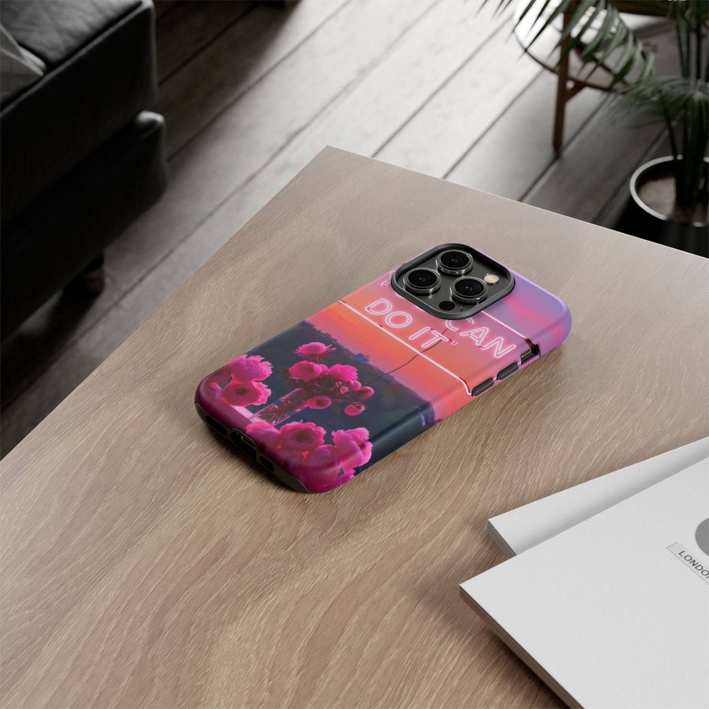 You can do it phone case bold words, soft strength