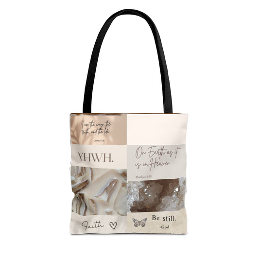 On earth as it is in heaven Tote Bag