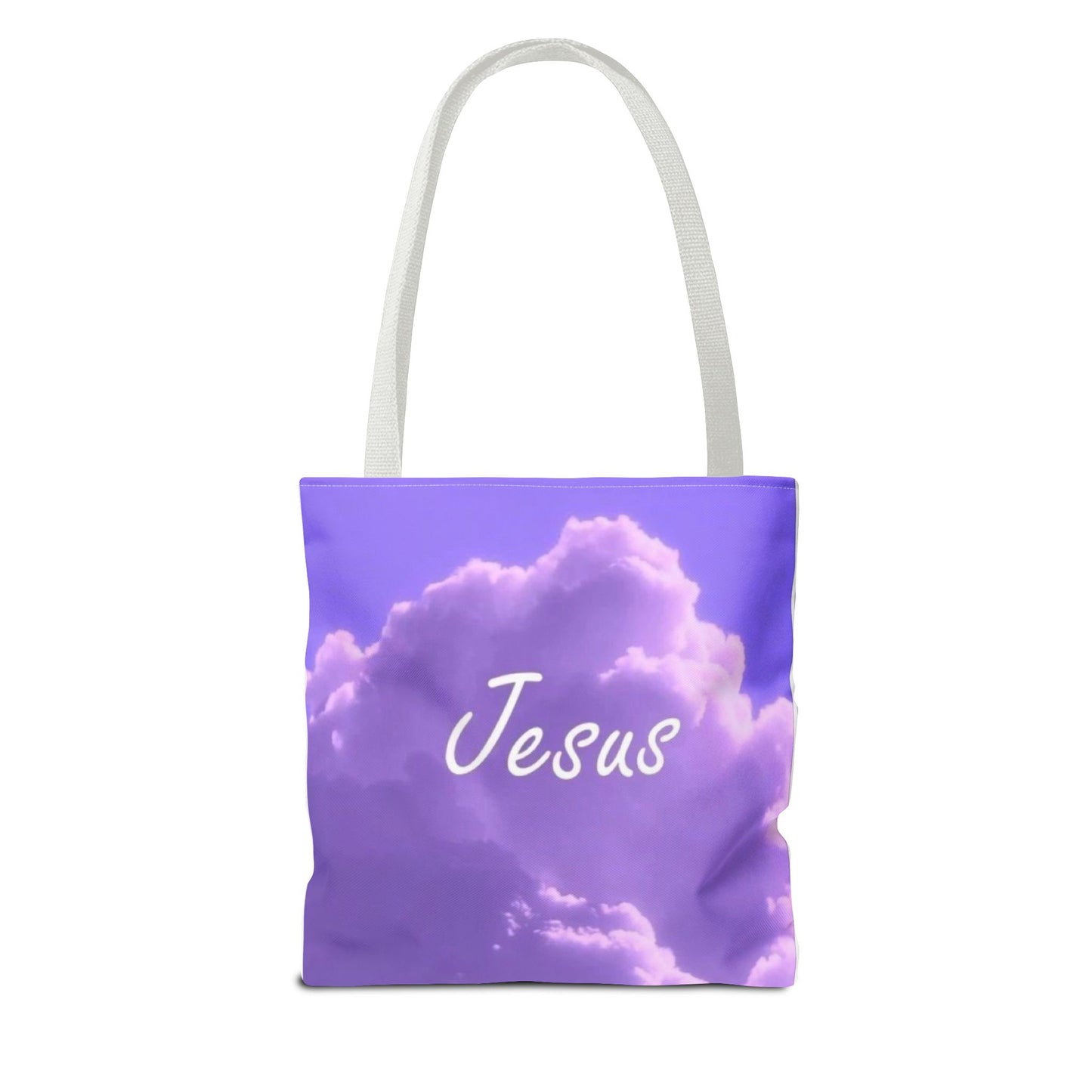 Inspirational Jesus Tote Bag - AOP Cloud Design