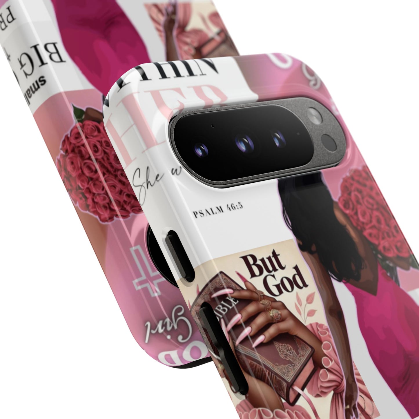 Same girl new game glow up with God phone case