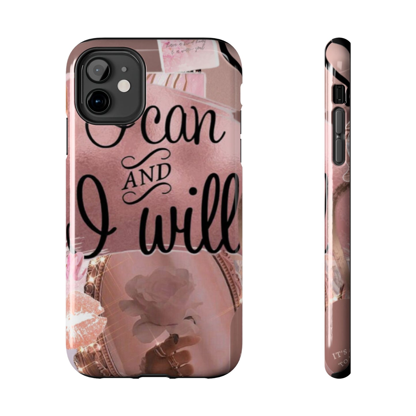 I can and I will  phone case faith, focus, and fierceness