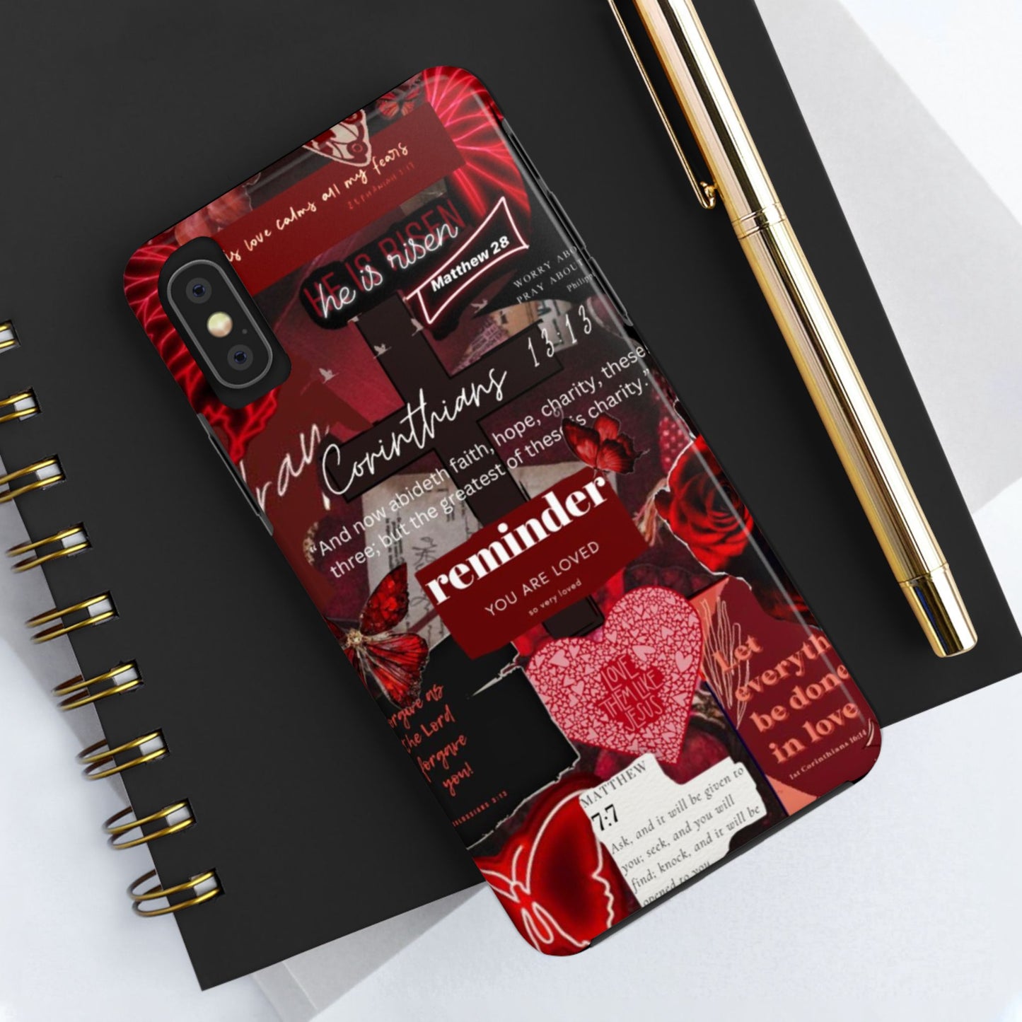 You are loved phone case, faith, love, and bold truth