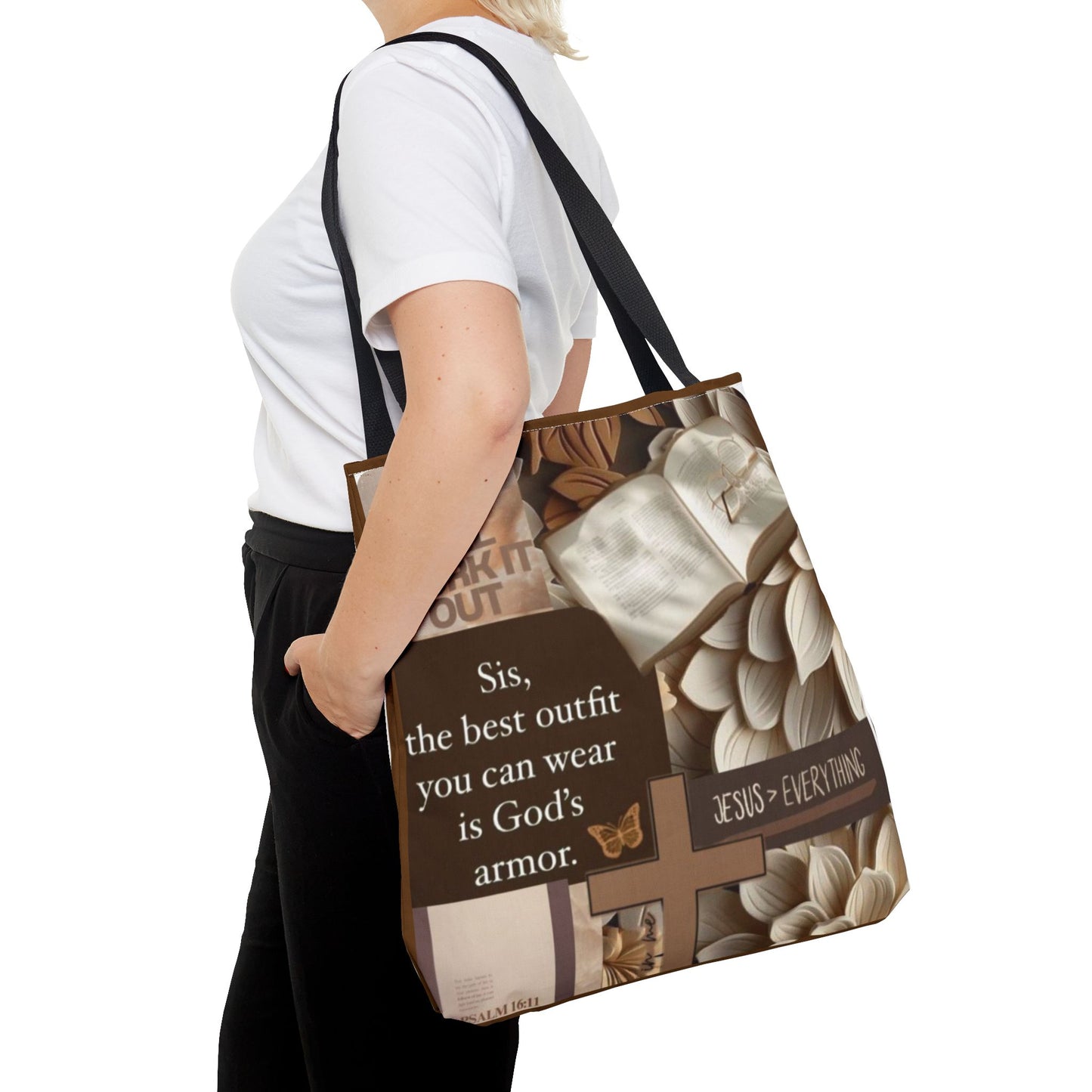 Inspirational Faith Tote Bag - Jesus is Everything Design