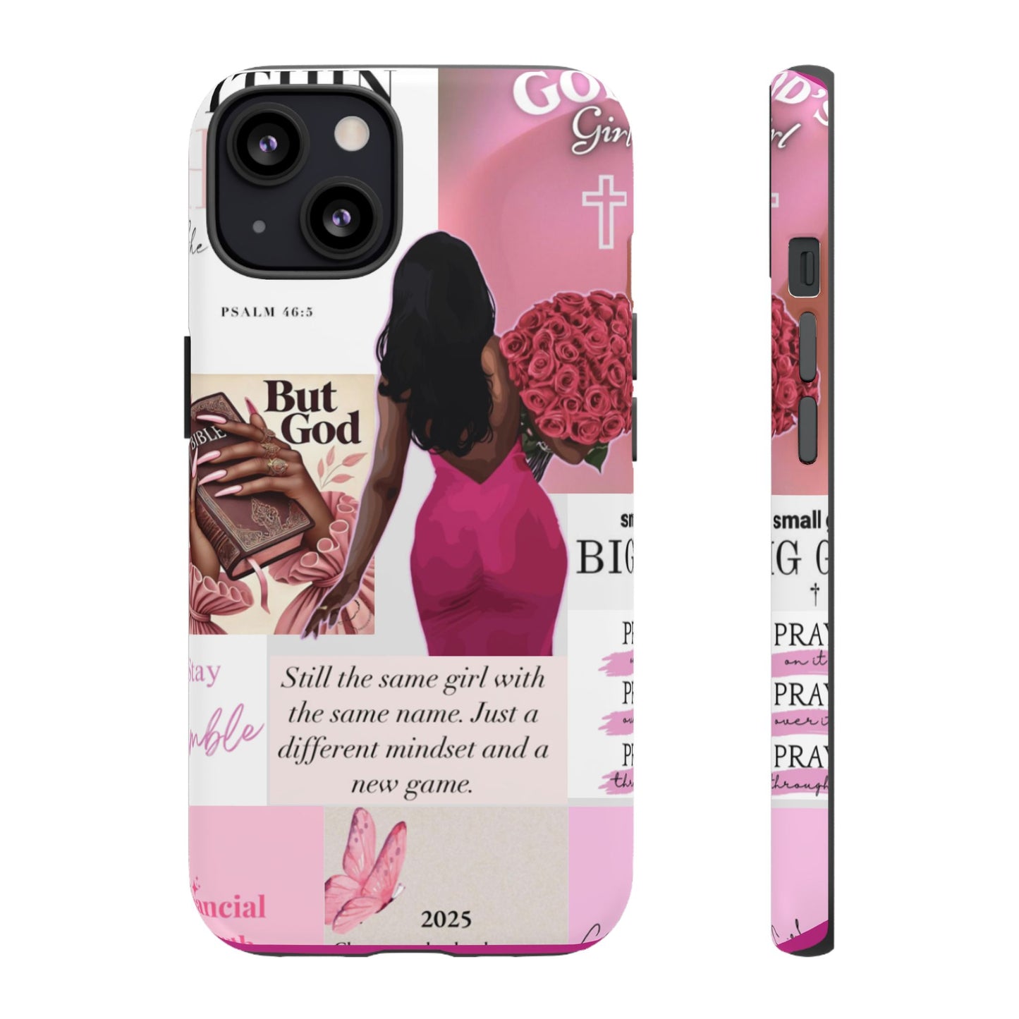 Same girl new game glow up with God phone case