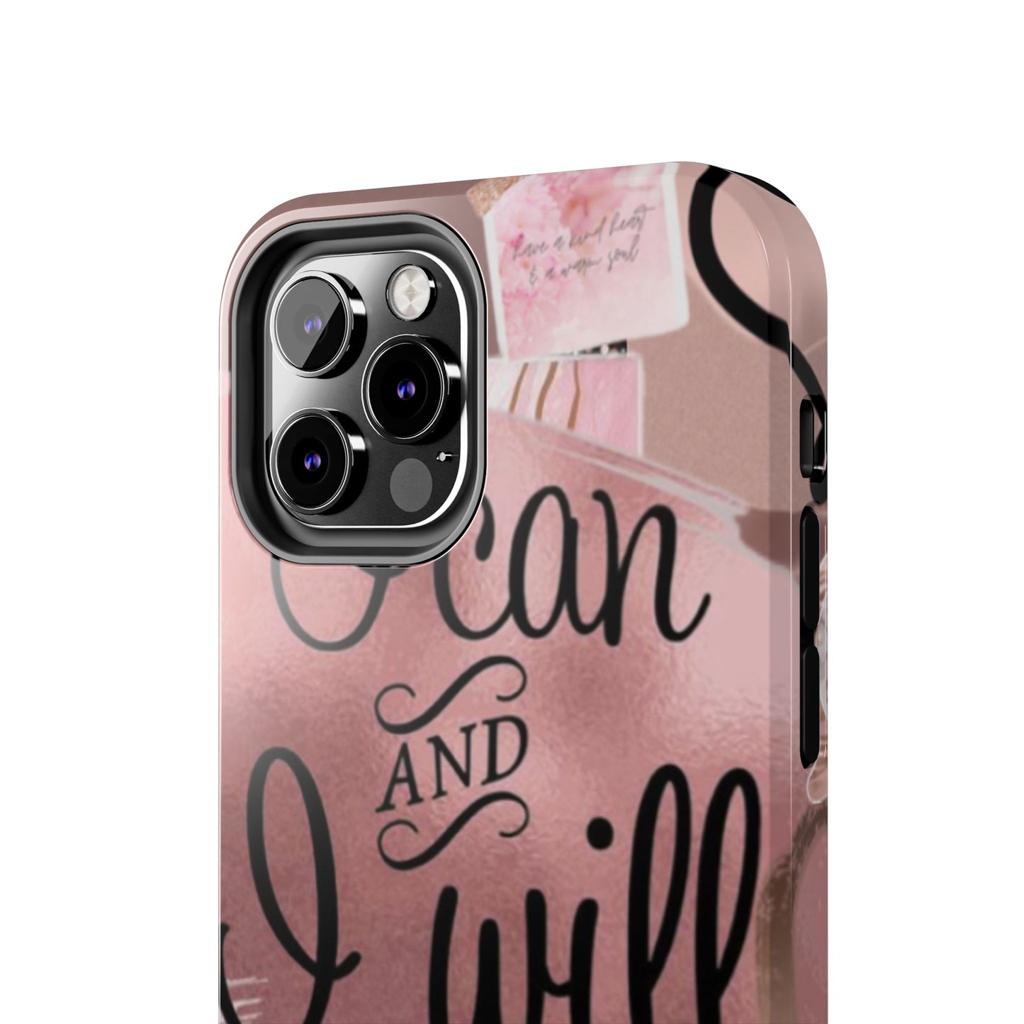 I can and I will  phone case faith, focus, and fierceness