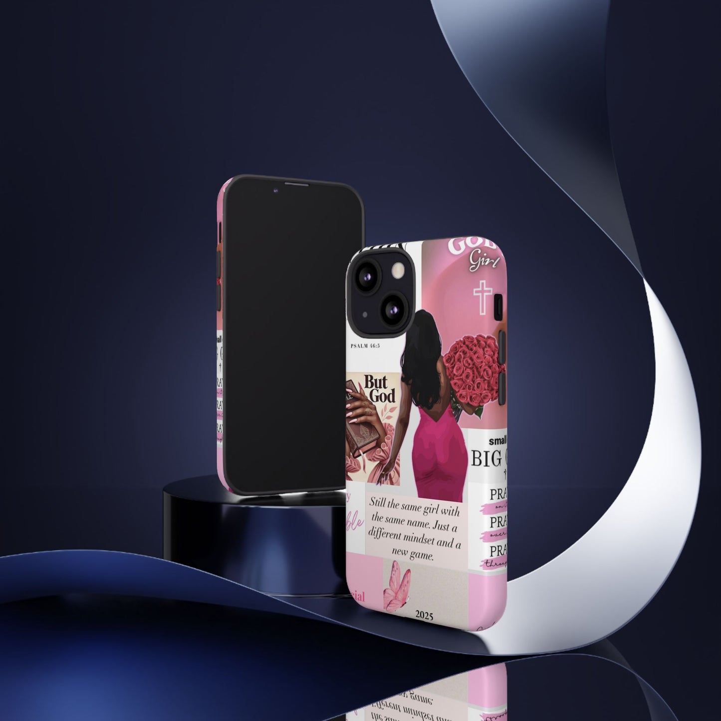Same girl new game glow up with God phone case