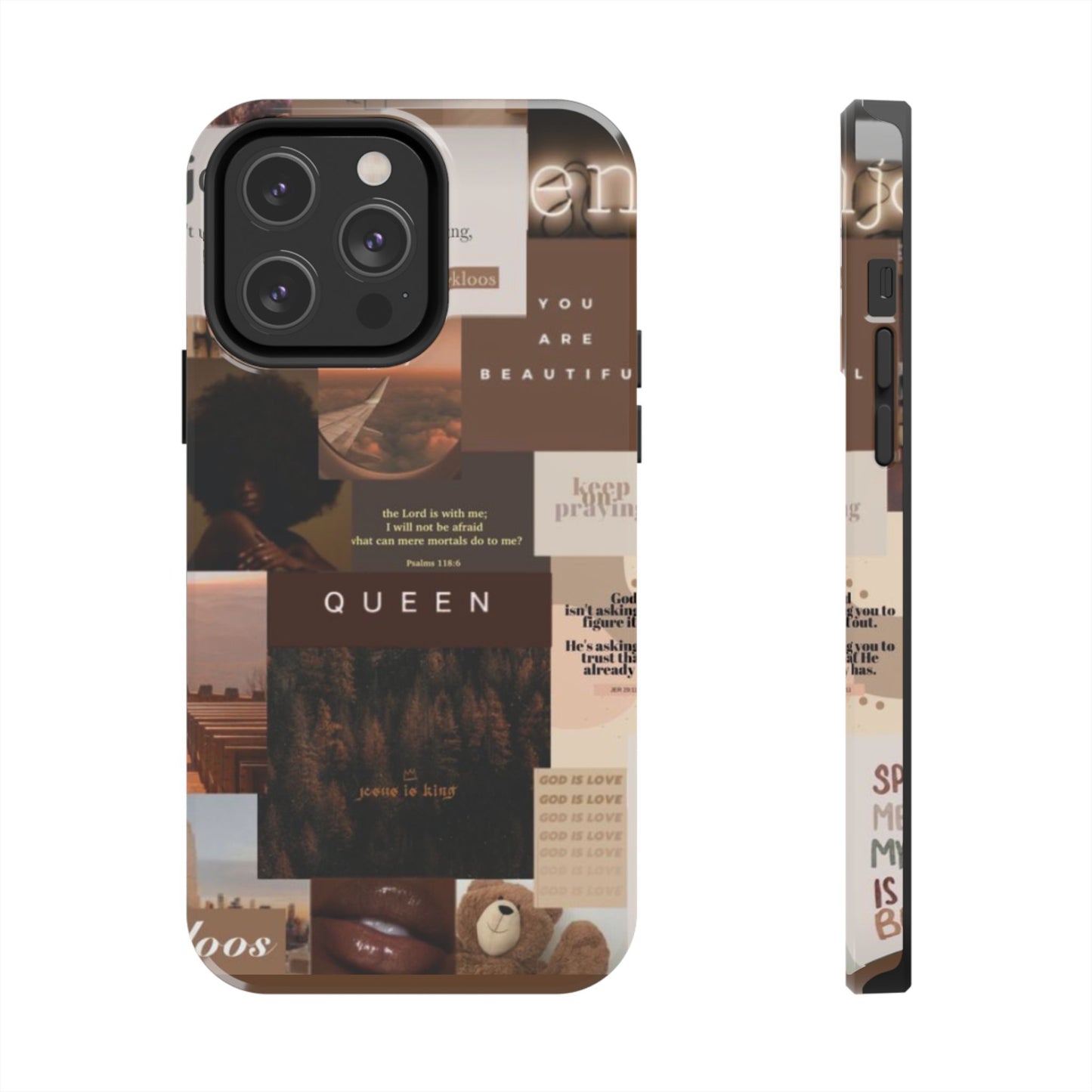 Jesus is King phone case identity, trust and power and every hold