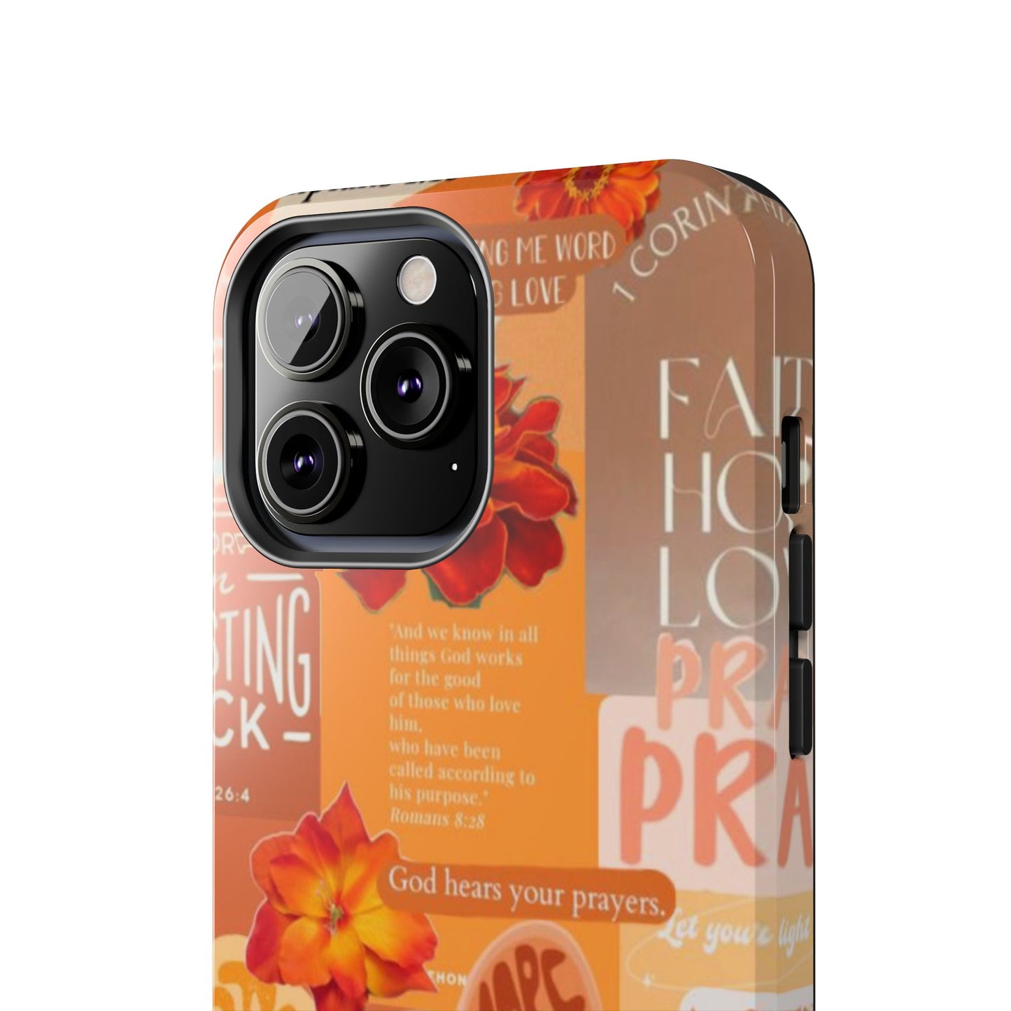 God is in control phone case, bright, bold and prayer filled