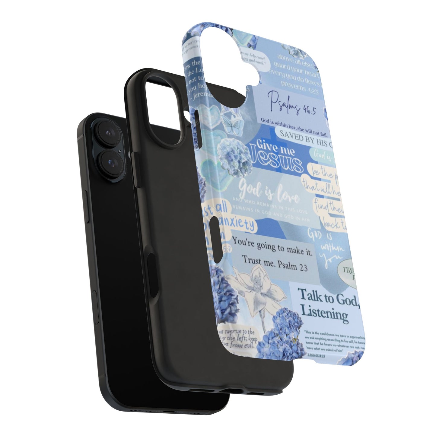 Talk to God he’s listening phone cases