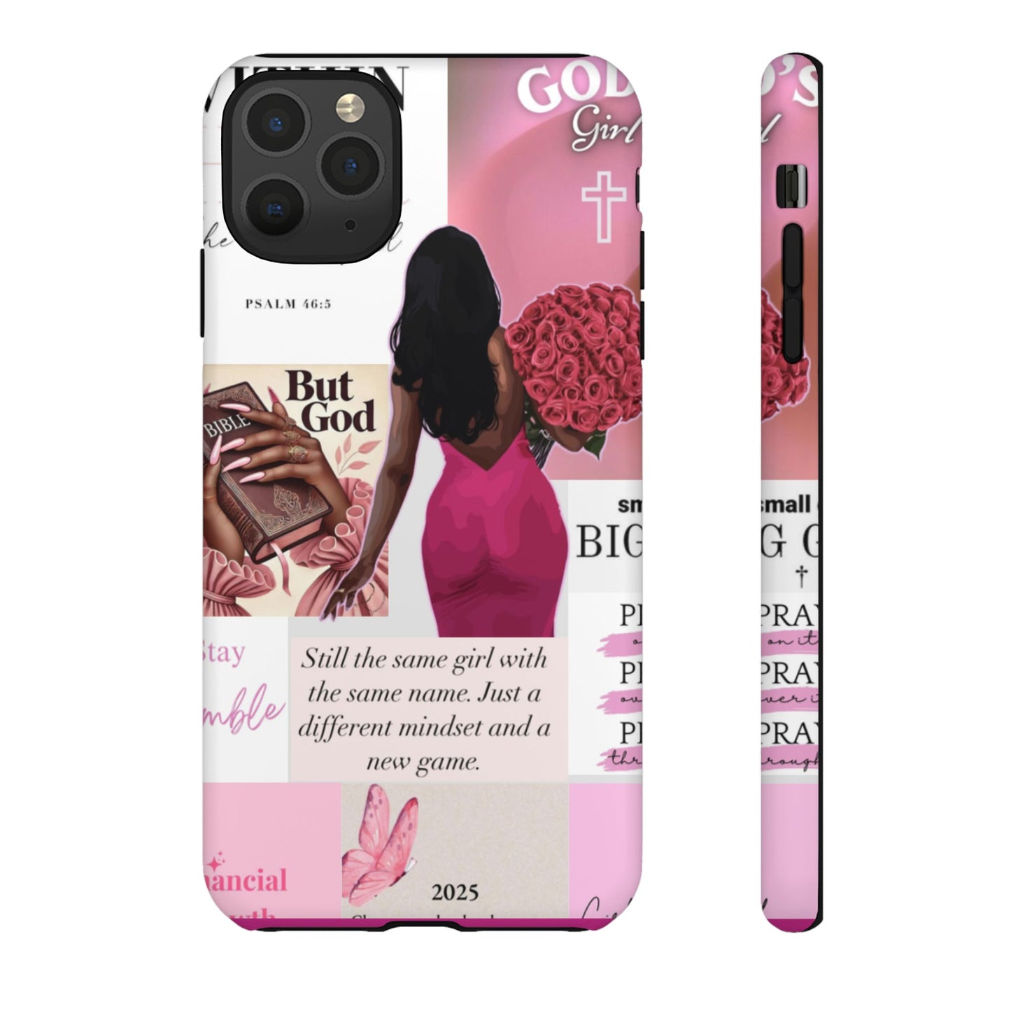 Same girl new game glow up with God phone case