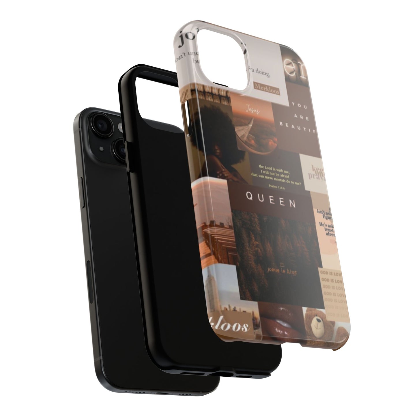 Jesus is King phone case identity, trust and power and every hold