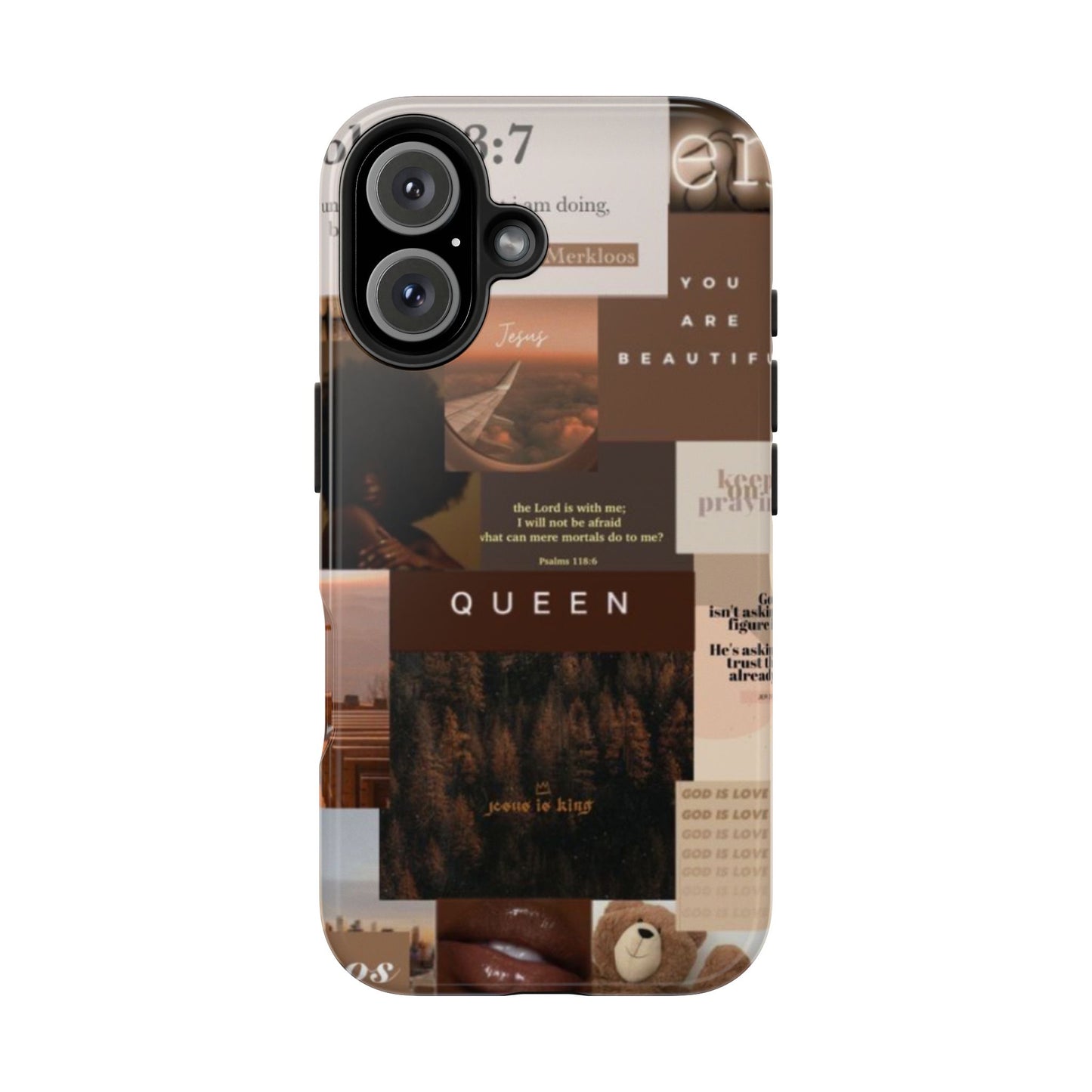 Jesus is King phone case identity, trust and power and every hold