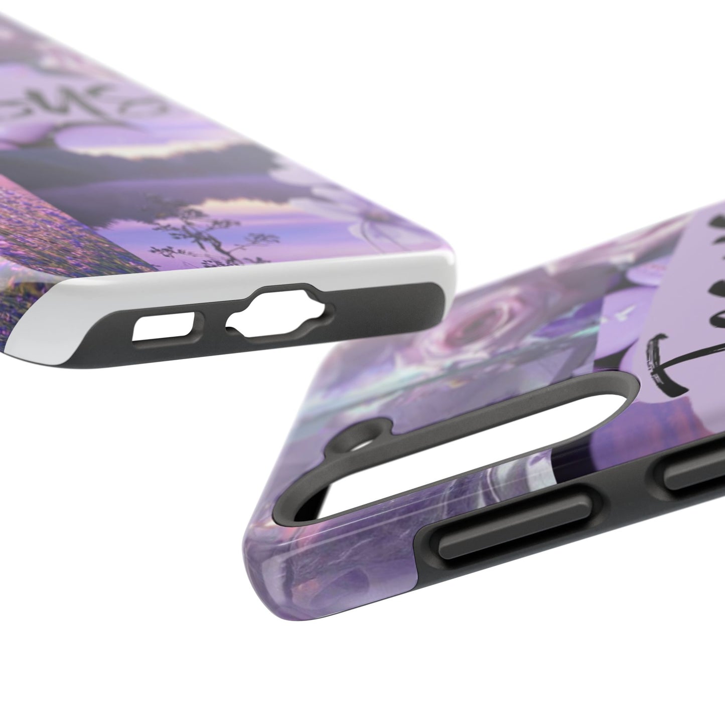 Jesus first phone case lavender floral faith design