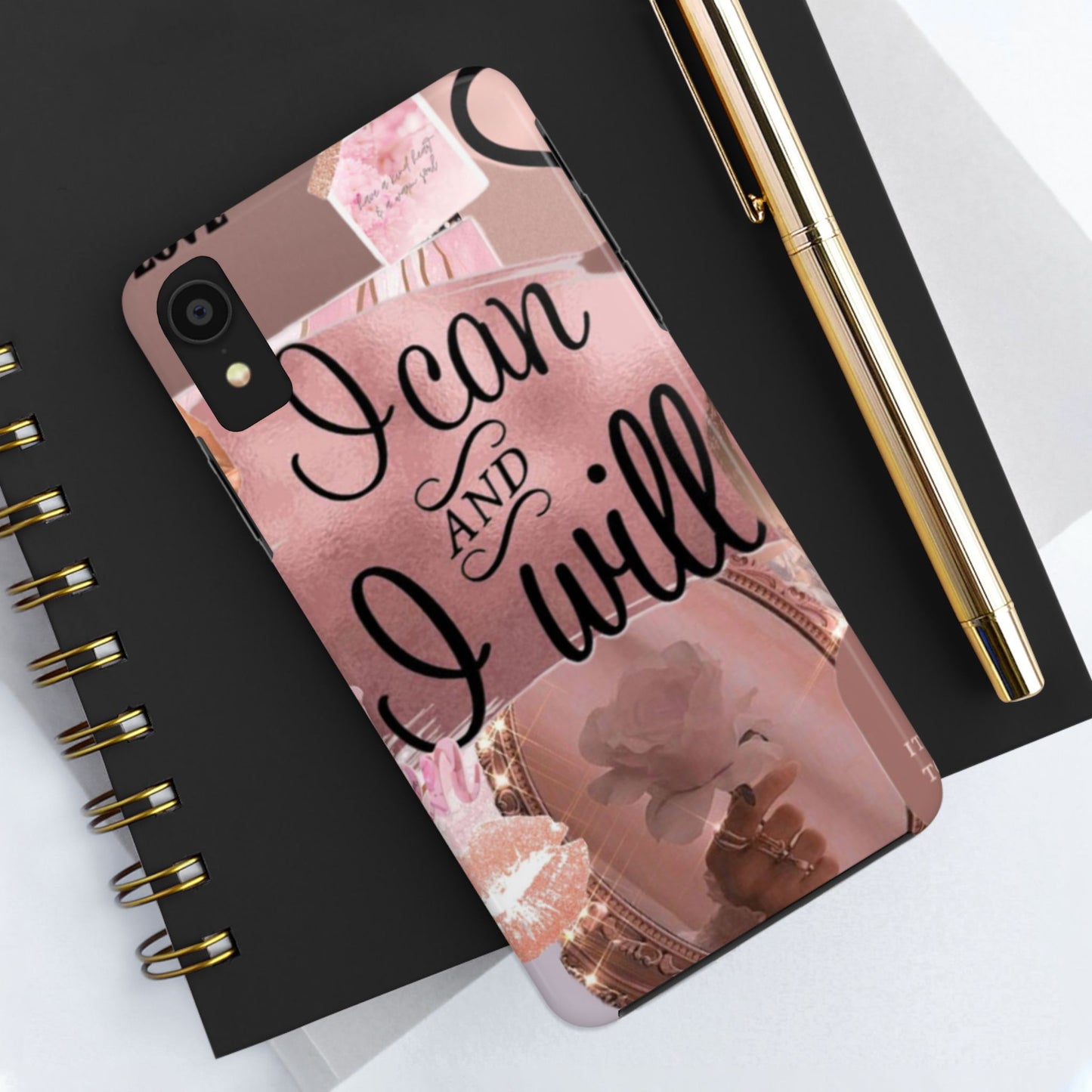I can and I will  phone case faith, focus, and fierceness