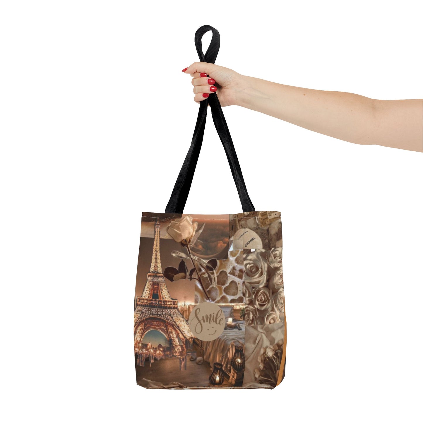 Chic Eiffel Tower Tote Bag - Stylish AOP Design for Everyday Use