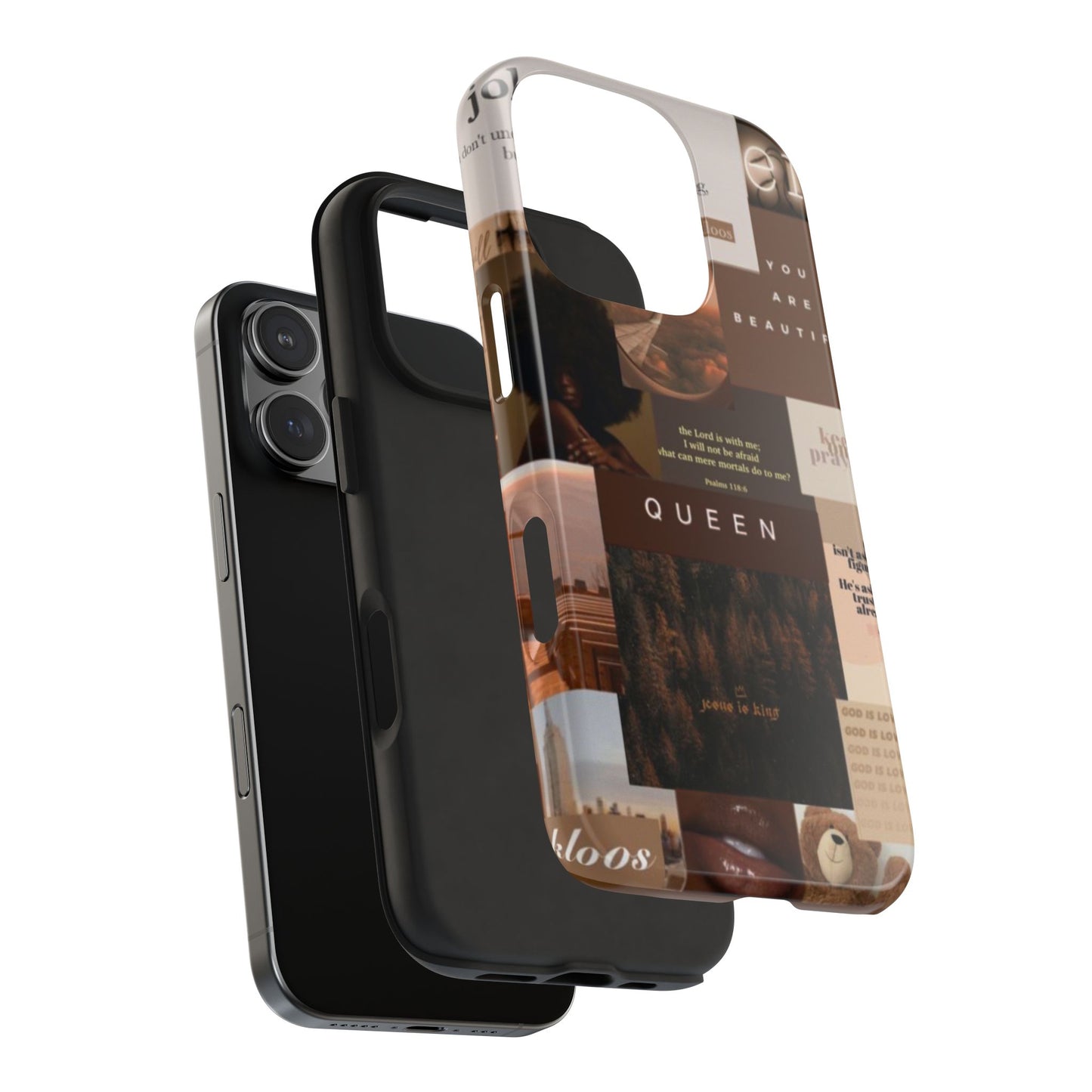Jesus is King phone case identity, trust and power and every hold