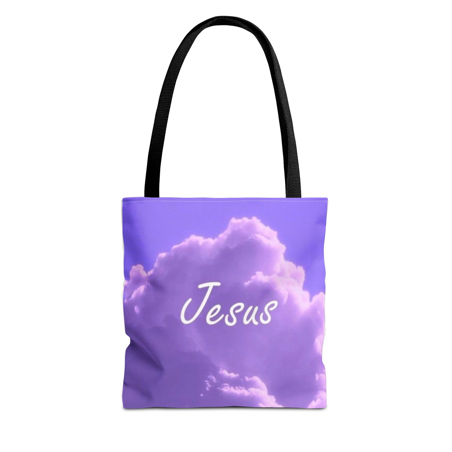 Inspirational Jesus Tote Bag - AOP Cloud Design